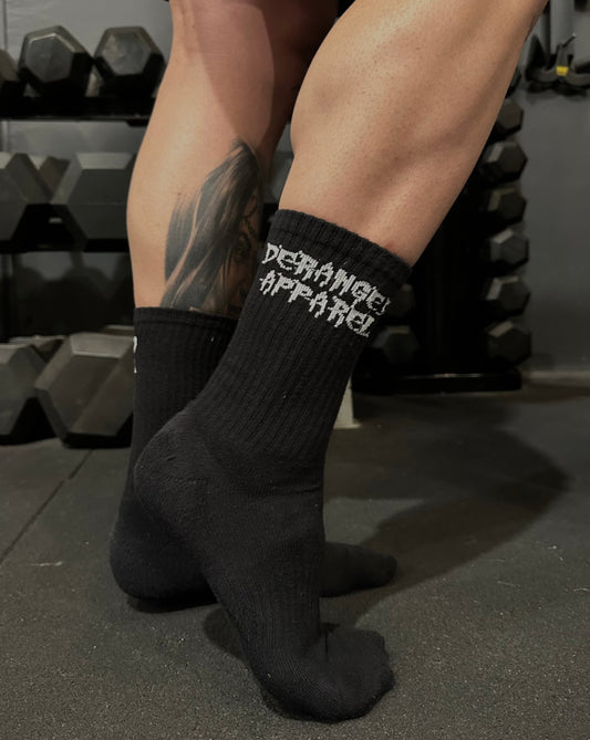 Mid Calf Socks - Black